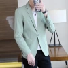 2022 Spring and Autumn New Men's casual suits, Korean-style small suits, men's cool and stylish suits, high-end outerwear for men details Picture